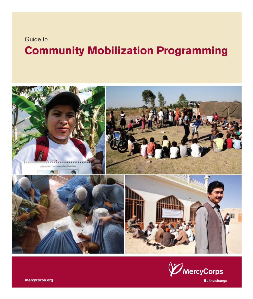 Community Mobilization Programming