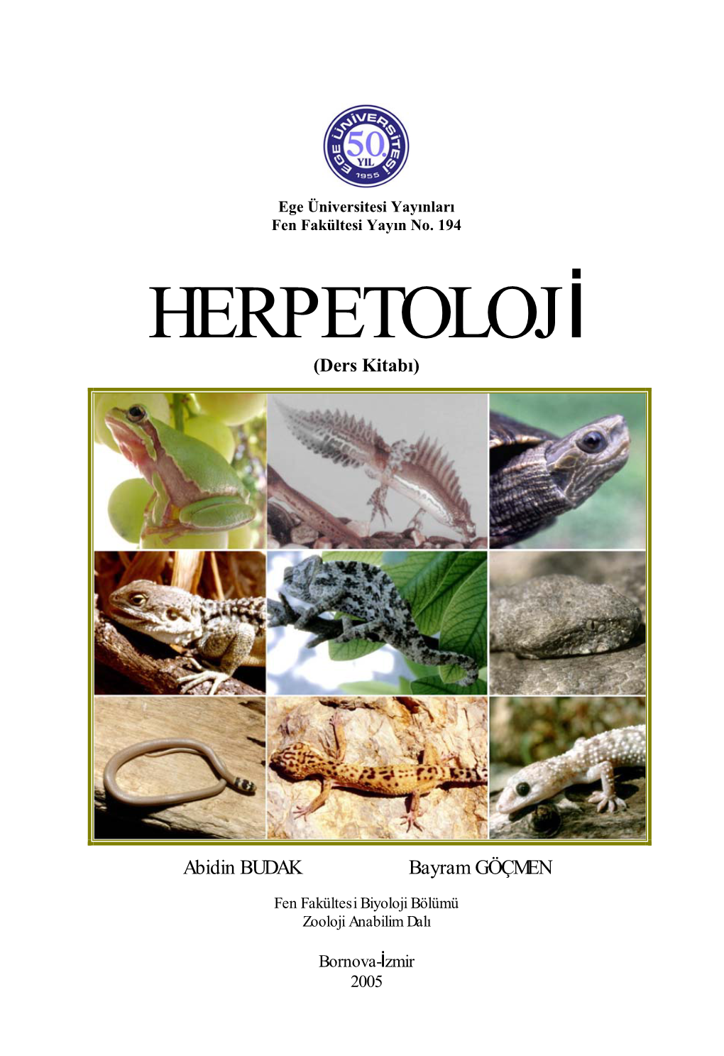 HERPETOLOJİ (Ders Kitabı)