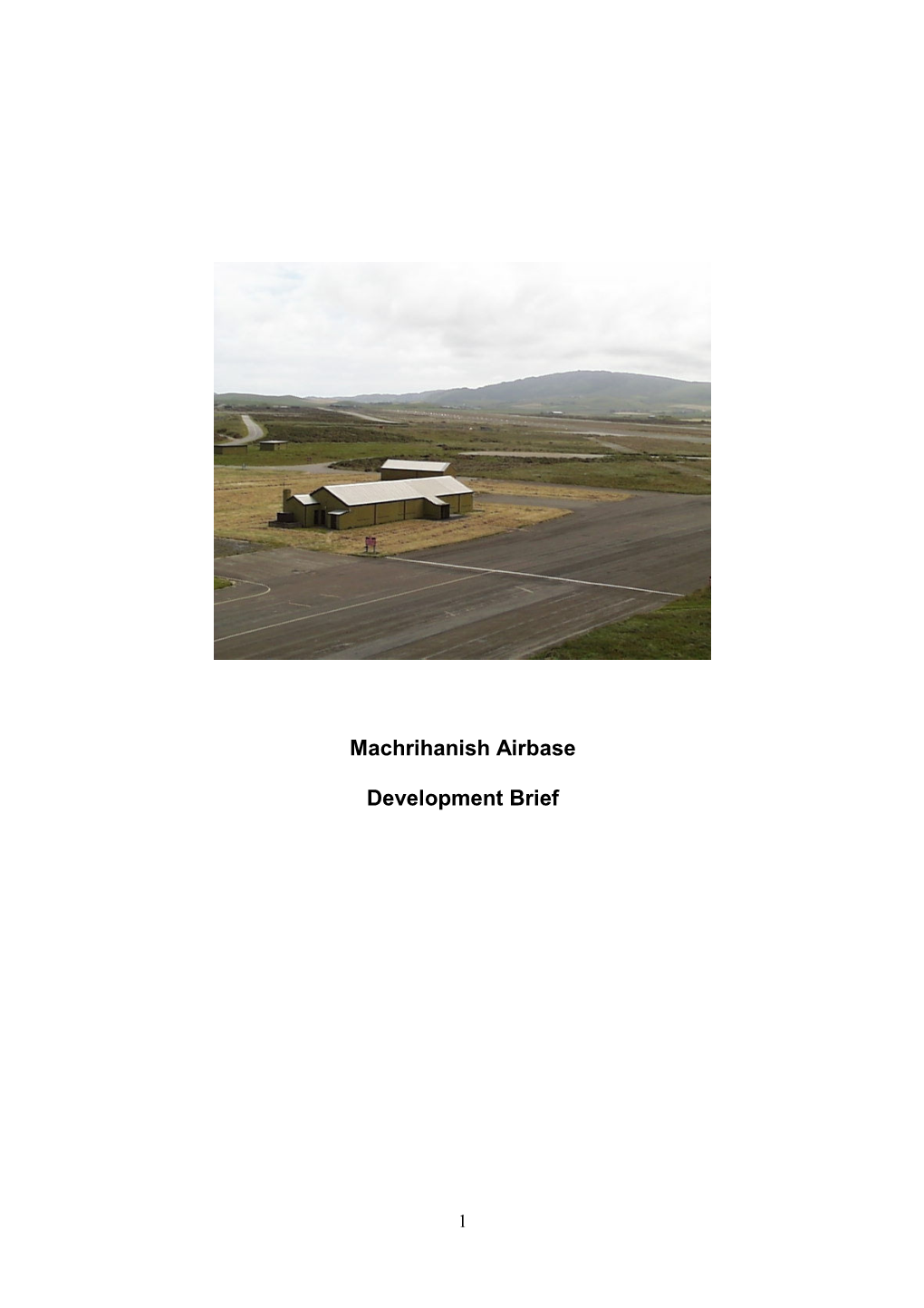 Machrihanish Airbase Development Brief