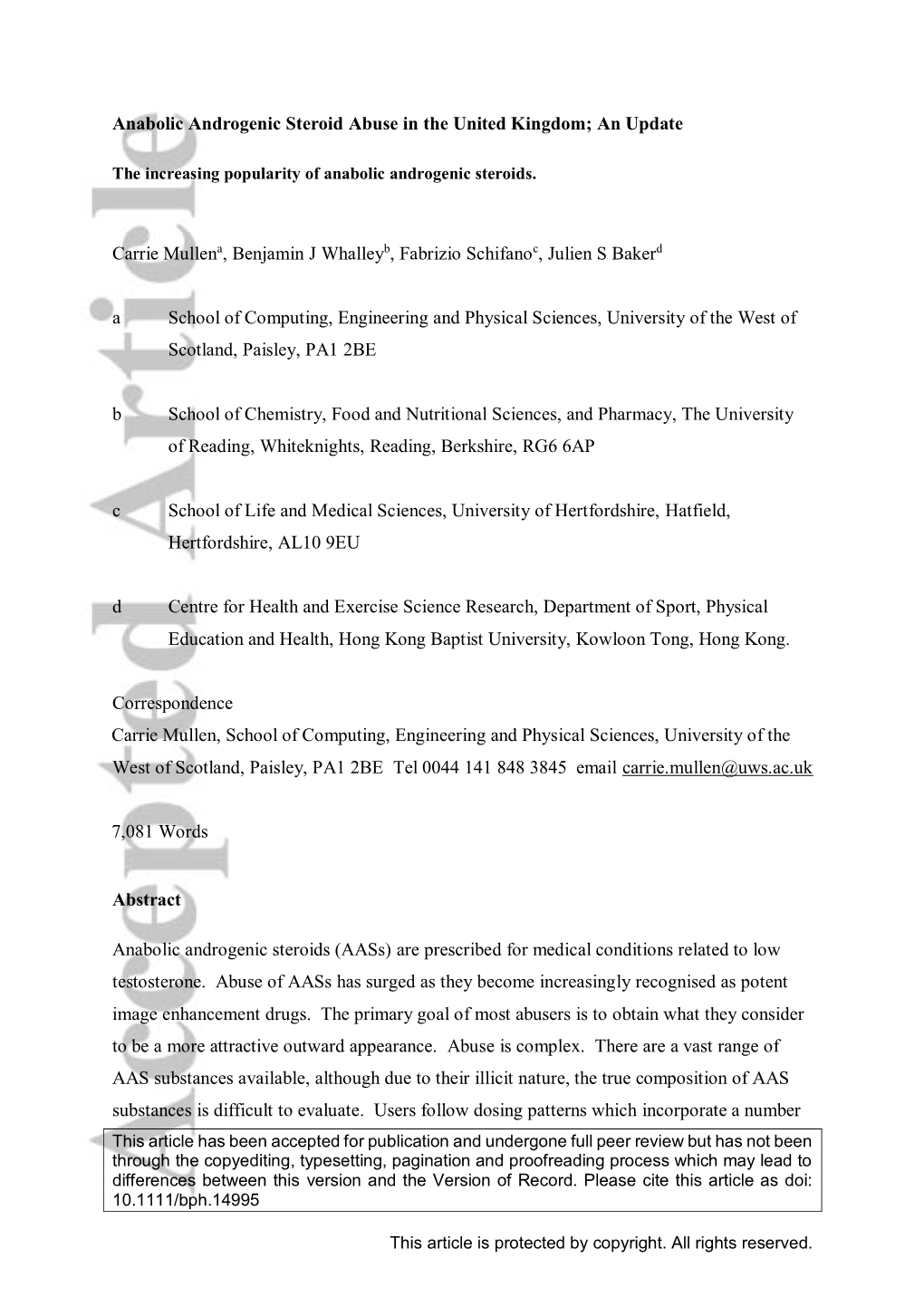 An Update the Increasing Popularity of Anabolic Androgenic Steroids