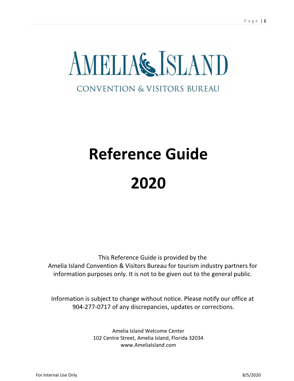 Reference Guide 2020