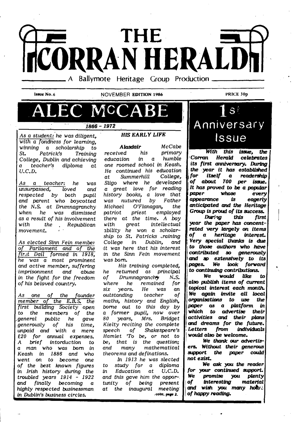The Corran Herald Issue 06, 1986