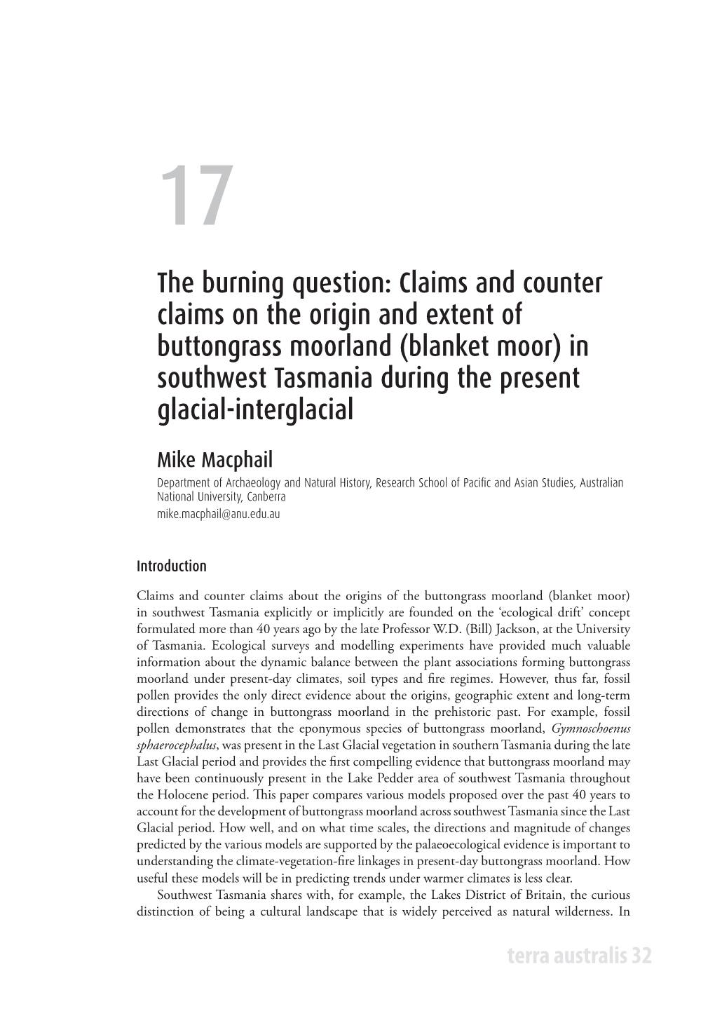 The Burning Question: Claims and Counter Claims on The