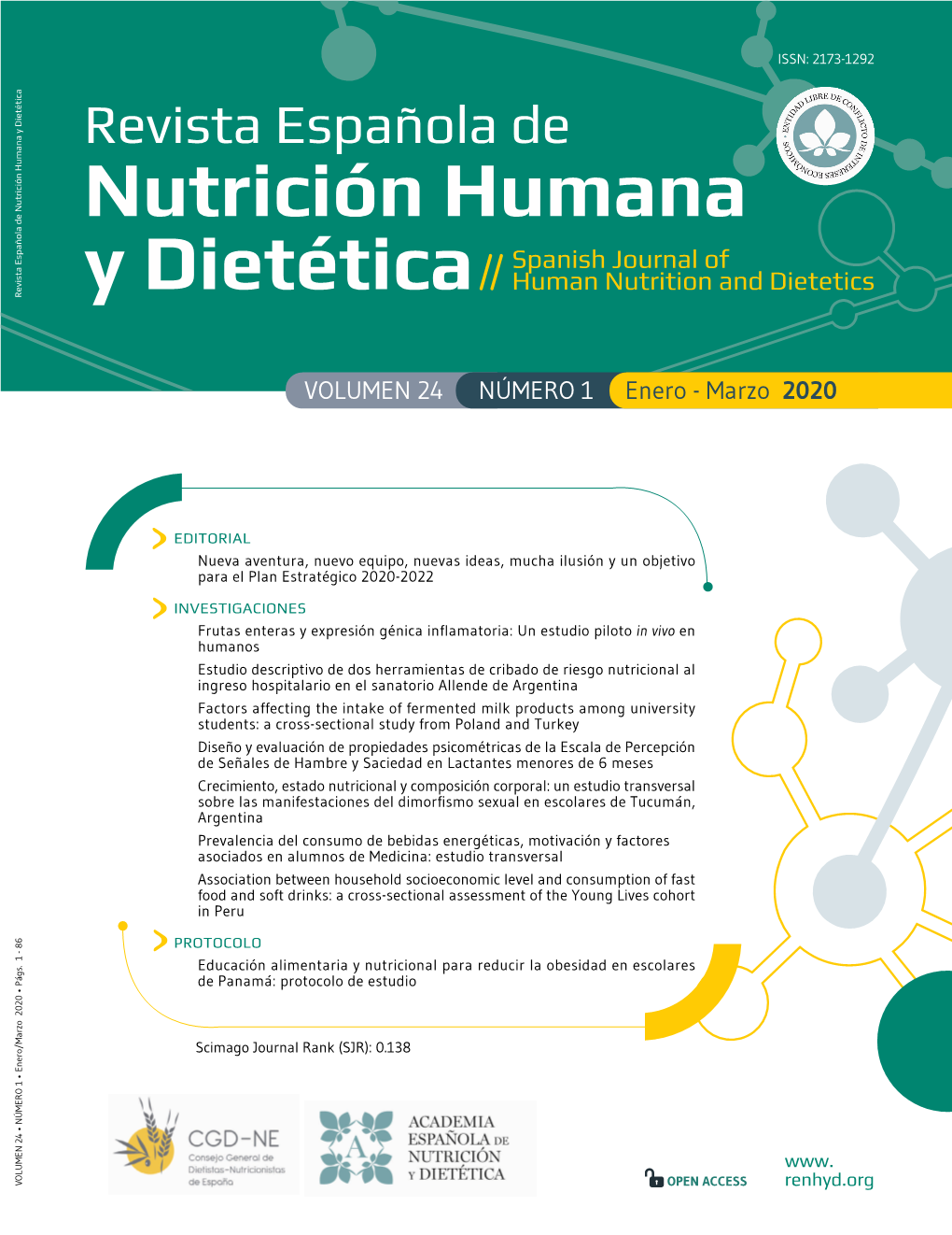 Revista Española De Nutrición Humana Y Dietética Spanish Journal of Human Nutrition and Dietetics