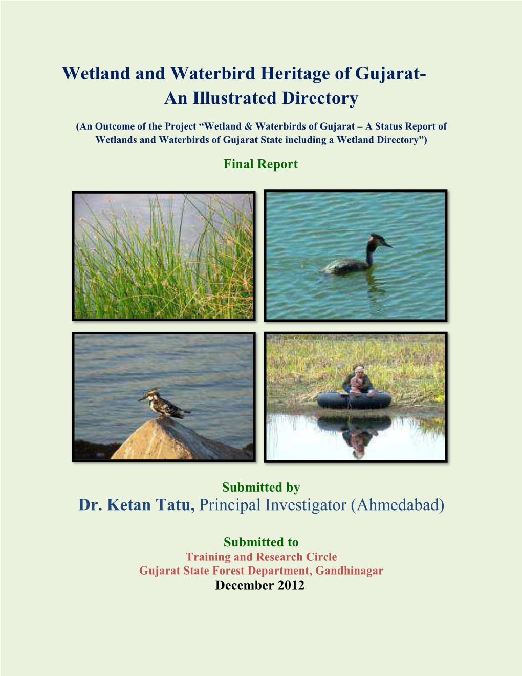 Wetland and Waterbird Heritage of Gujarat- an Illustrated Directory