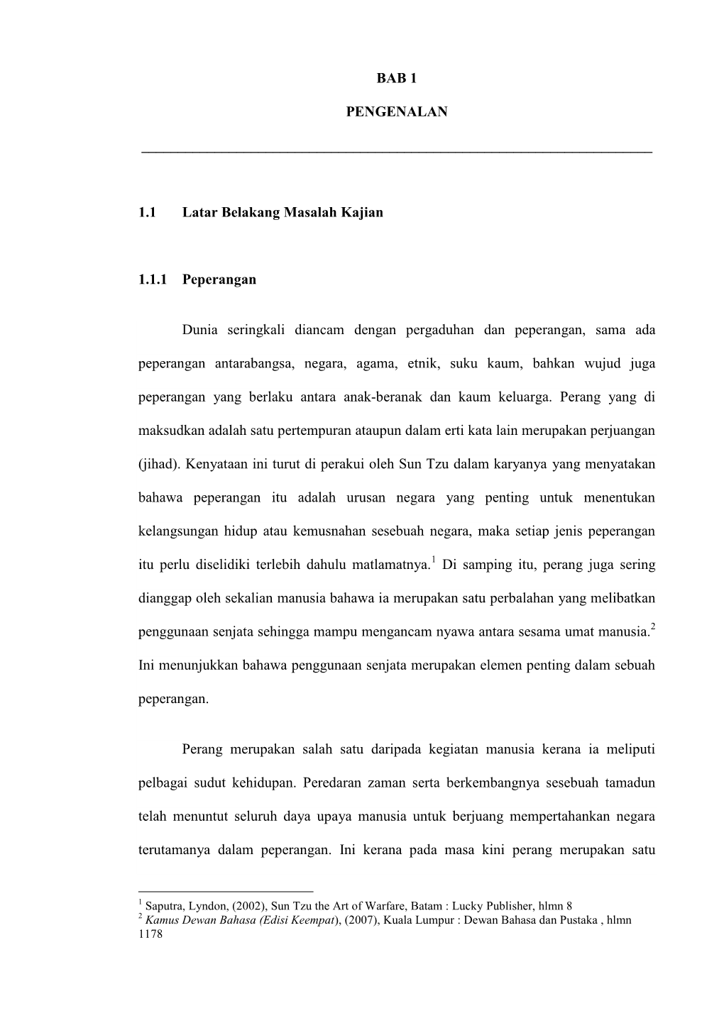 Kajian Terhadap Gambaran Jenis Senjata Orang Melayu Dalam Manuskrip Tuhfat Al-Nafis