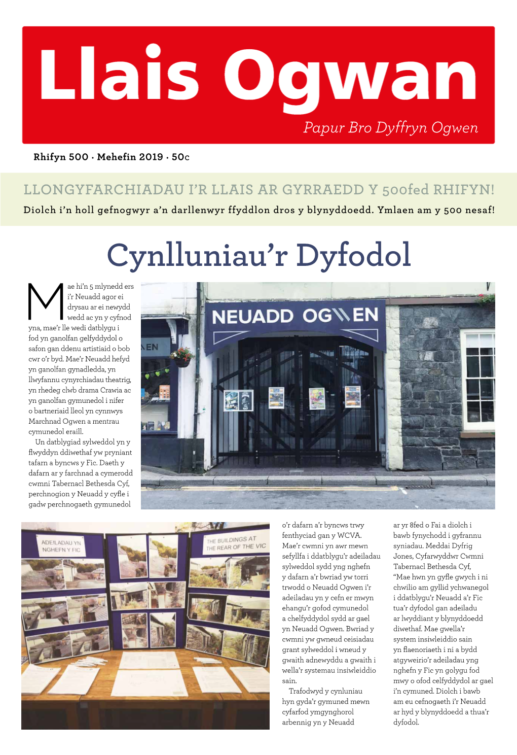 Cynlluniau'r Dyfodol