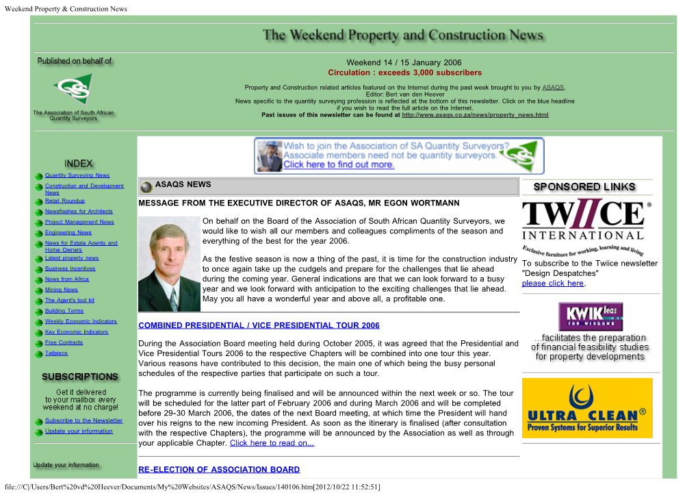 Weekend Property & Construction News