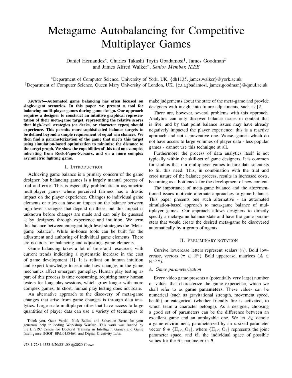 Metagame Autobalancing for Competitive Multiplayer Games