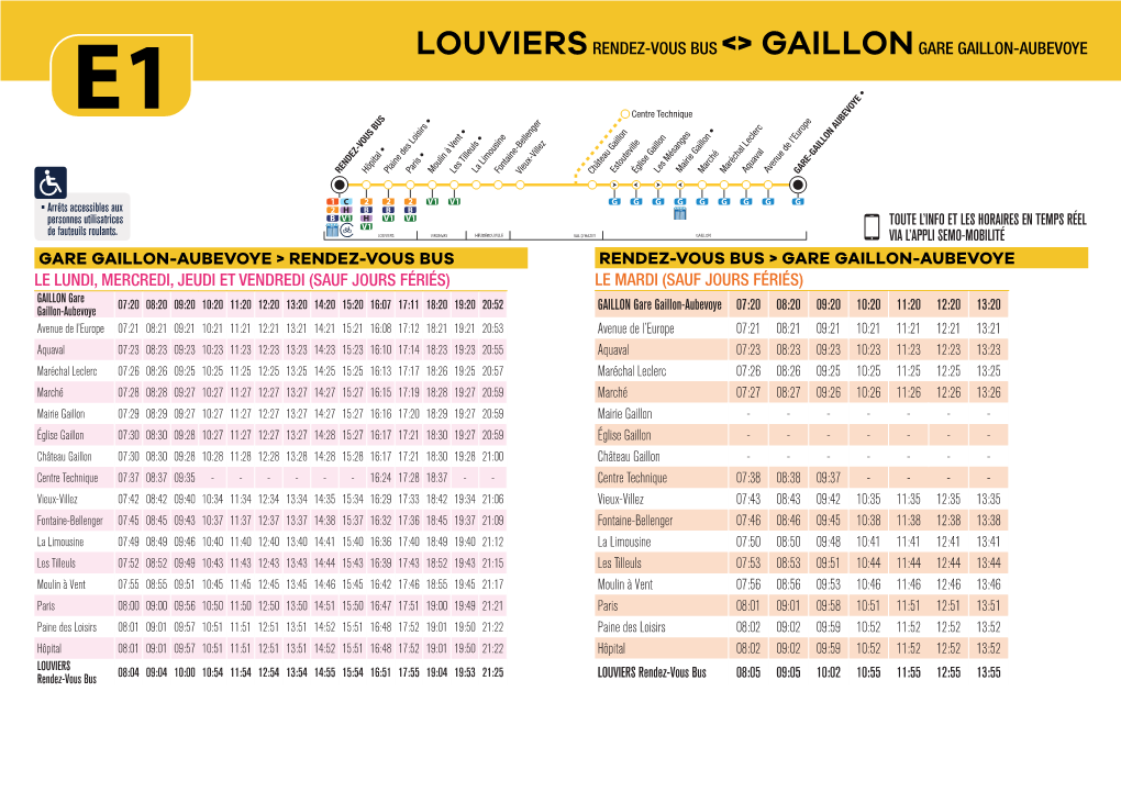 Louviersrendez-Vous Bus &lt;&gt; Gaillongare Gaillon-Aubevoye