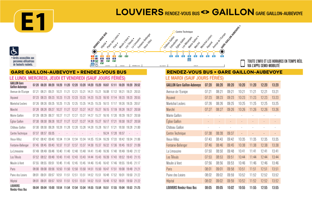 Louviersrendez-Vous Bus <> Gaillongare Gaillon-Aubevoye