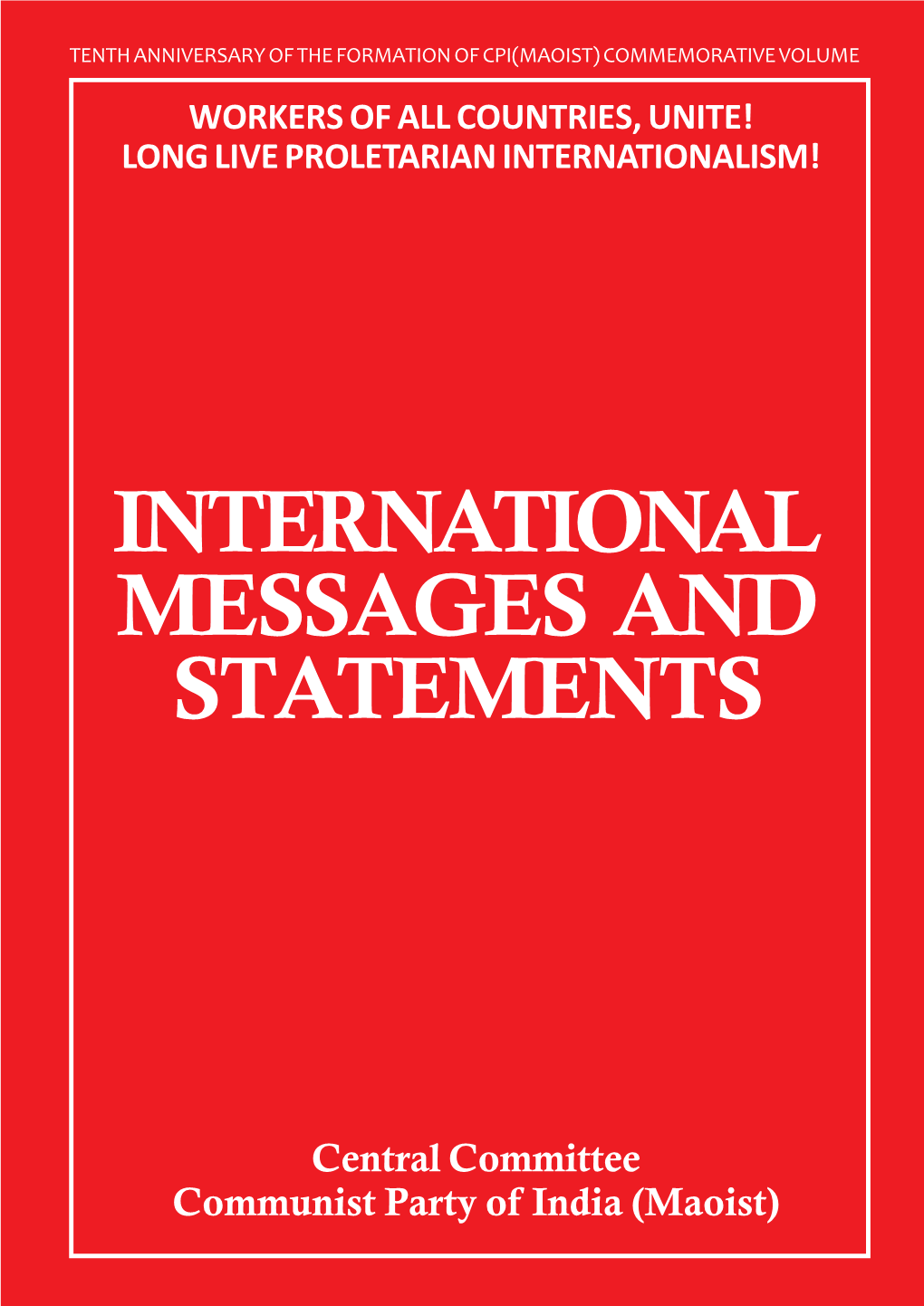 2015-02-28 Collection of International Messages (2004-2014)