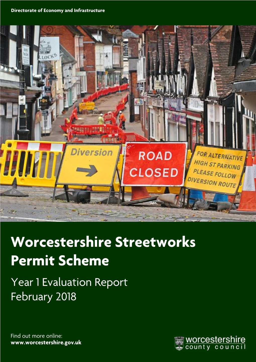 Worcestershire Permit Scheme Yr1 Evaluation FINAL