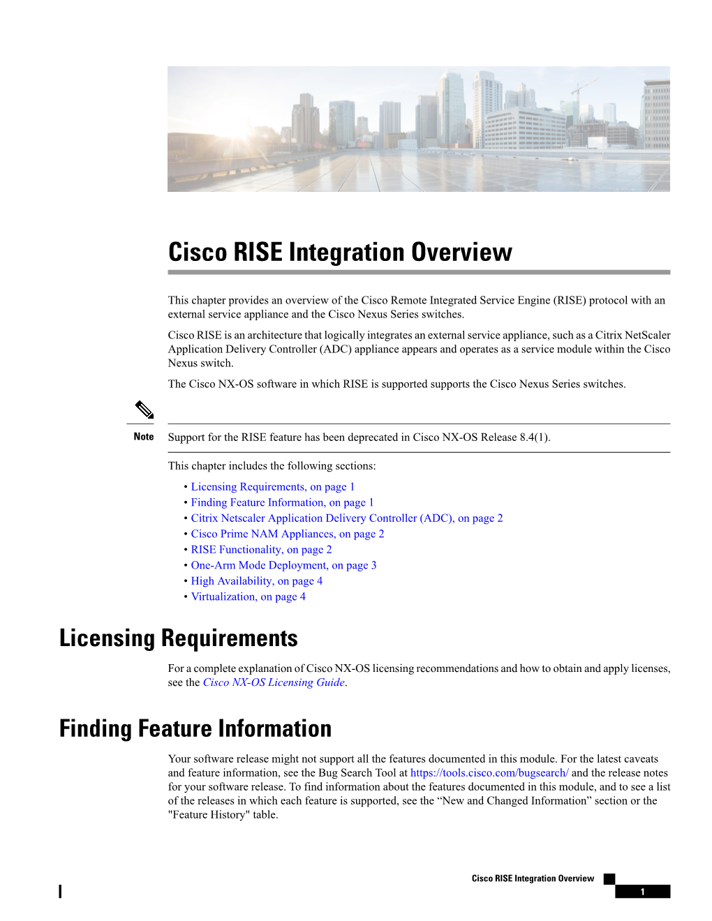 Cisco RISE Integration Overview