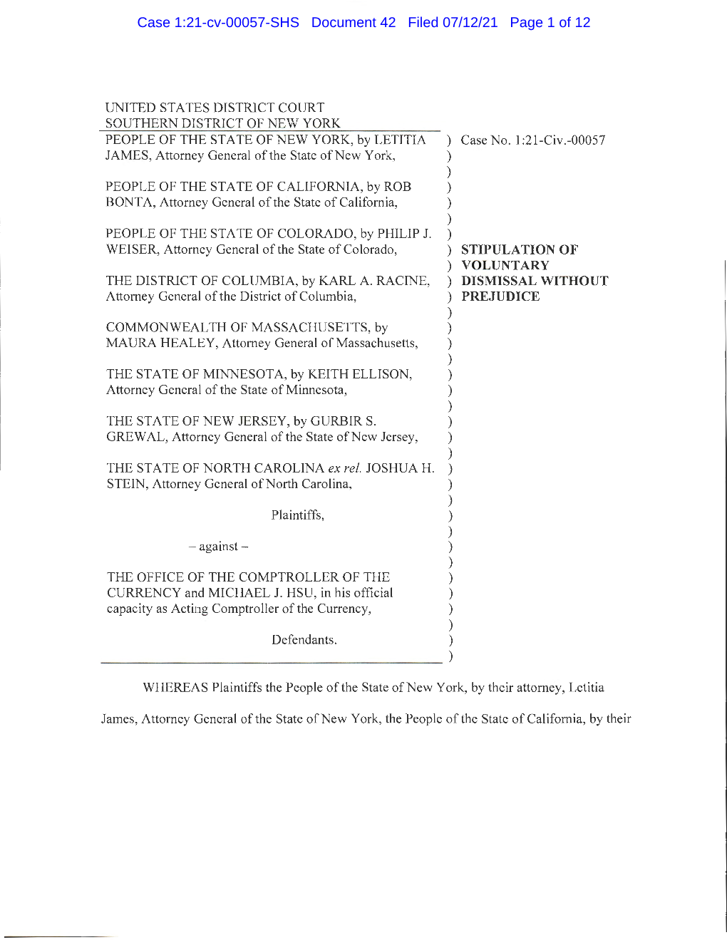 Case 1:21-Cv-00057-SHS Document 42 Filed 07/12/21 Page 1 of 12