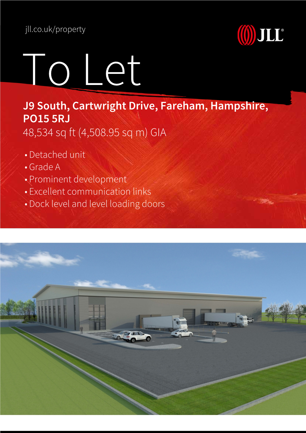 J9 South, Cartwright Drive, Fareham, Hampshire, PO15 5RJ 48,534 Sq Ft (4,508.95 Sq M) GIA