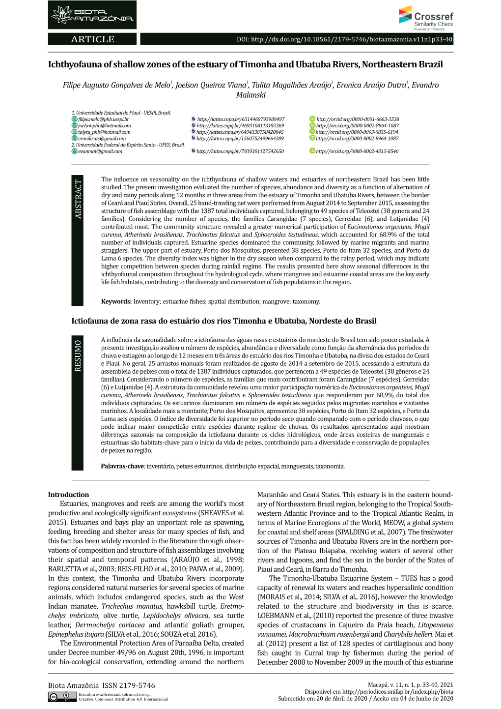 Crossref Similarity Check Powered by Ithenticate ARTICLE DOI