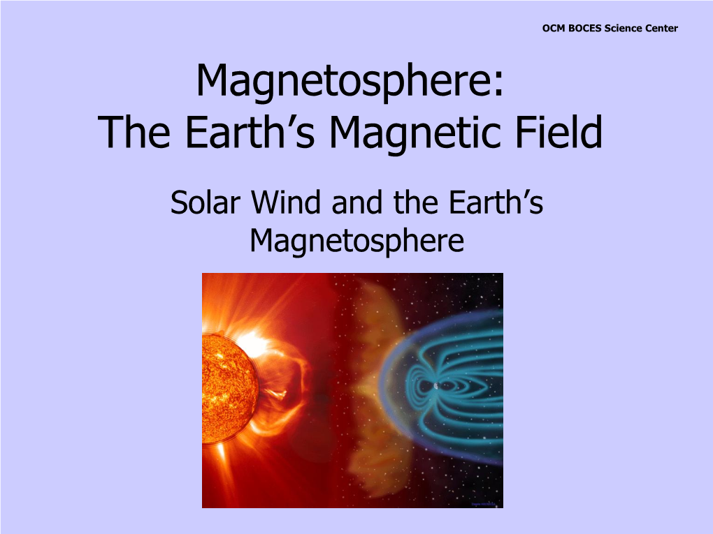 Earth's Magnetosphere