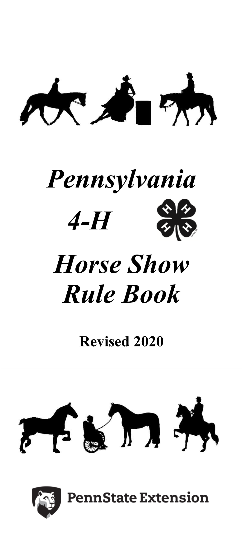 Pennsylvania 4-H Horse Show Rule Book