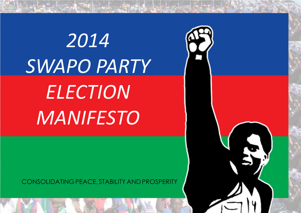 2014 Swapo Party Election Manifesto