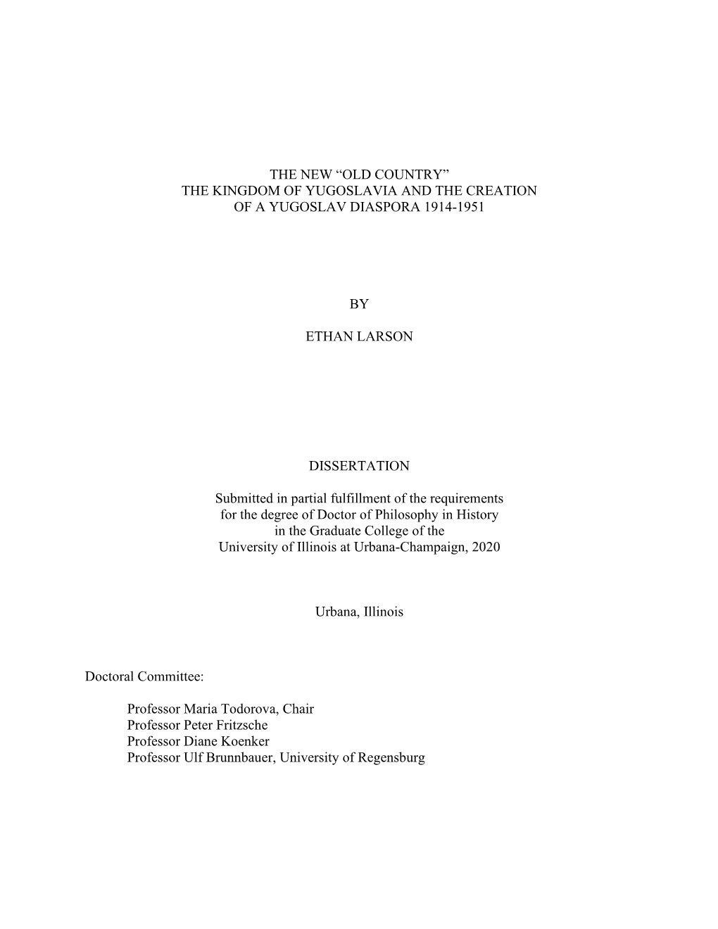 LARSON-DISSERTATION-2020.Pdf