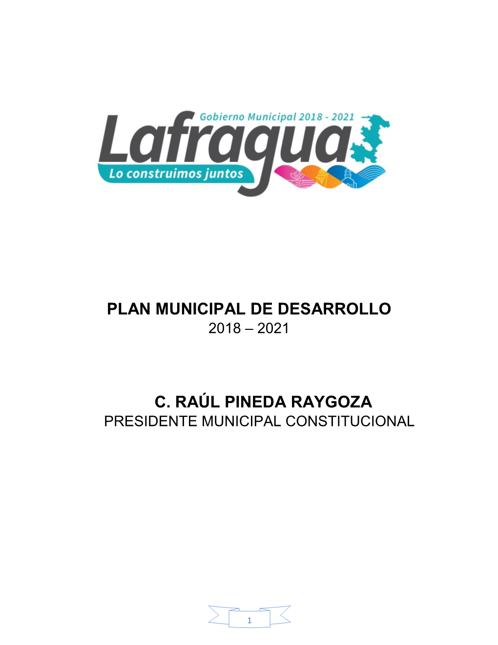 Plan Municipal De Desarrollo C. Raúl Pineda Raygoza