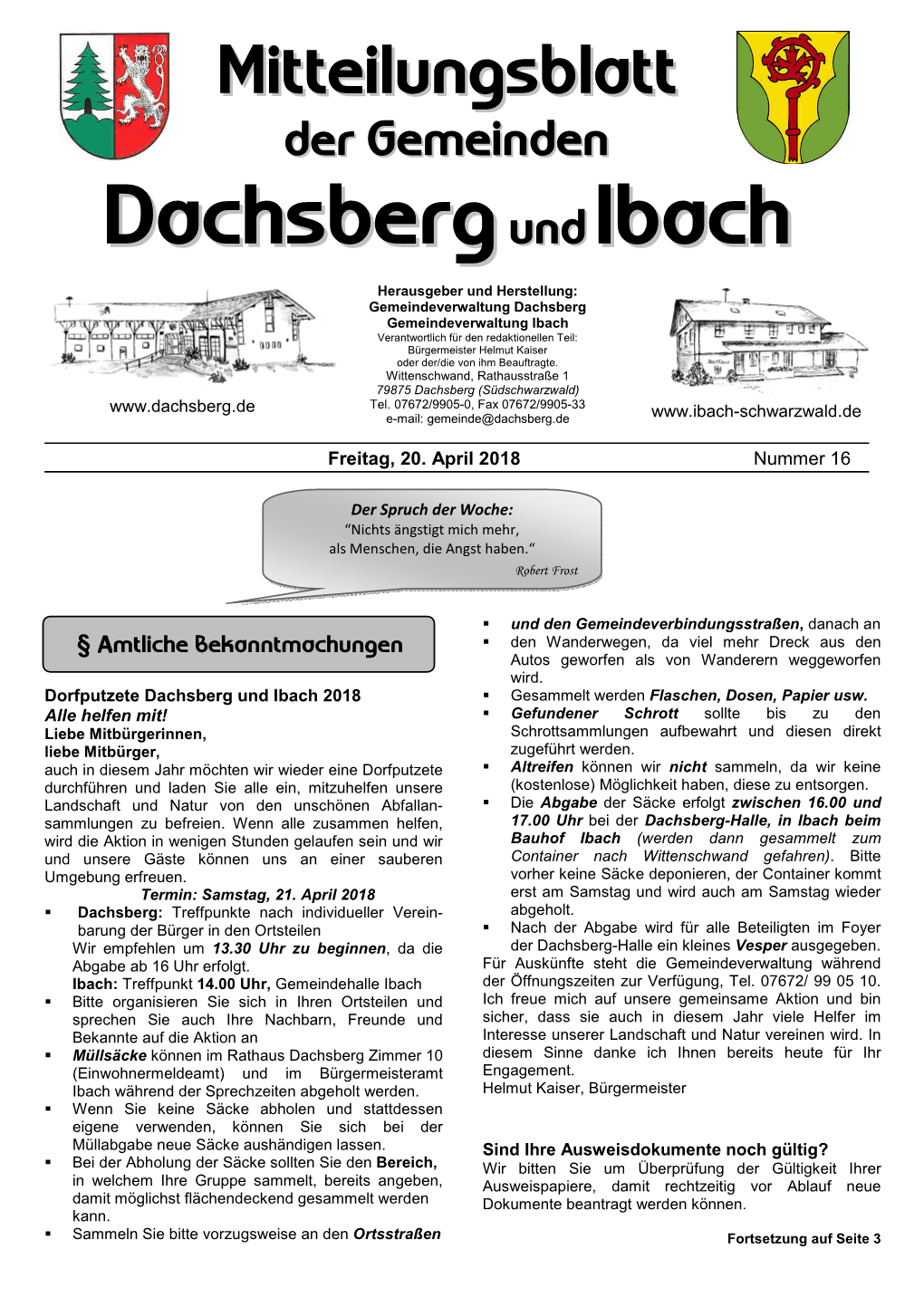 Dachsberg Undibach