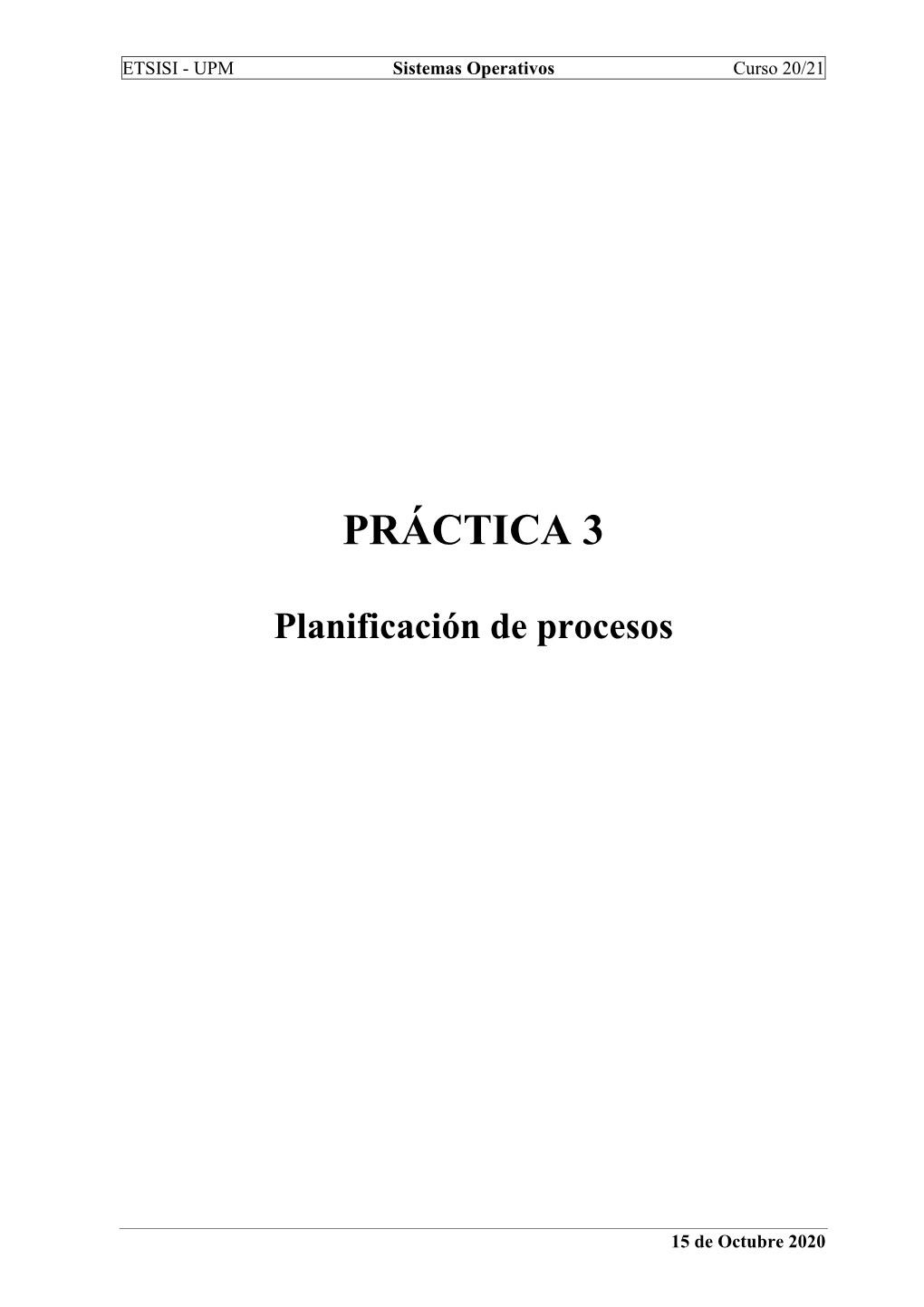 Planificación De Procesos