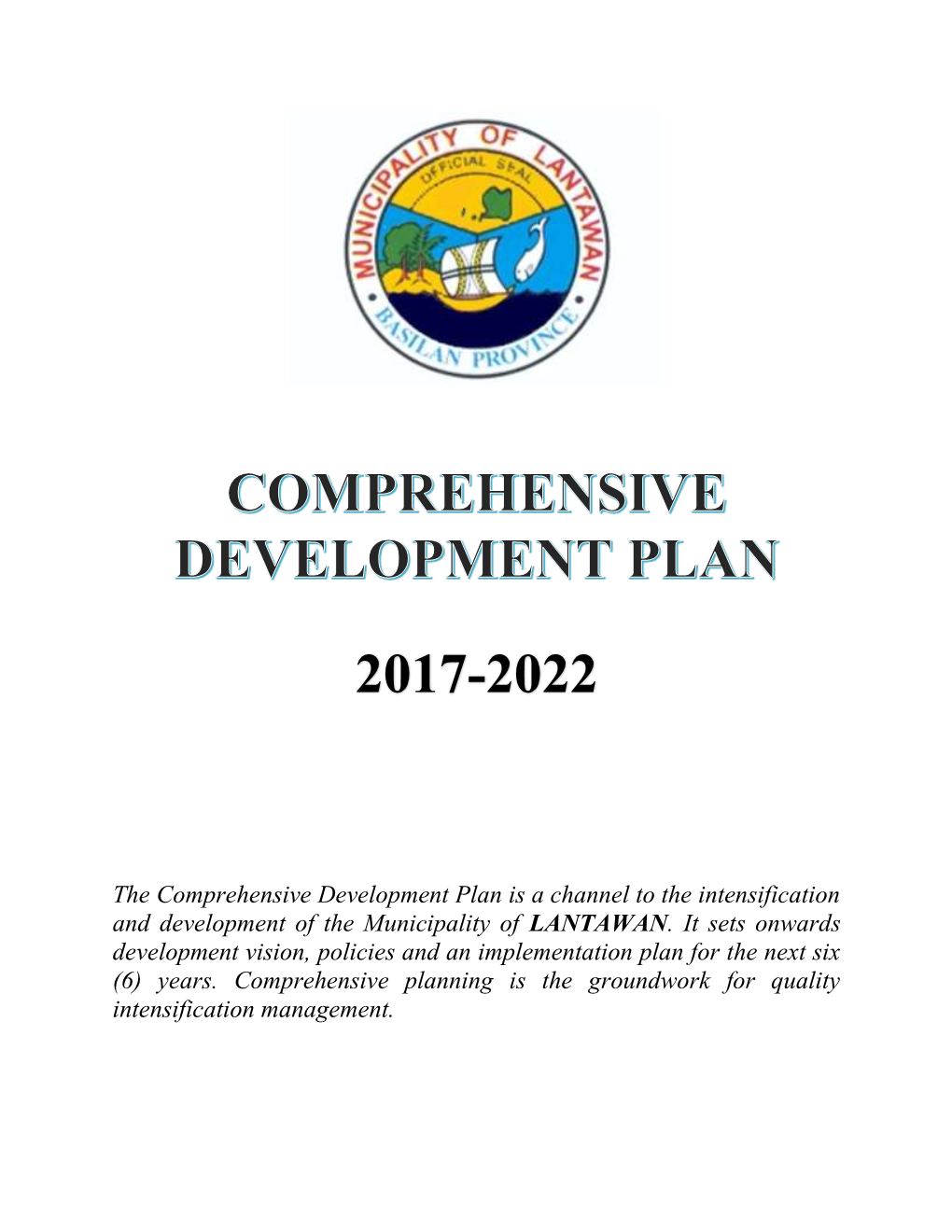 Comprehensive Development Plan 2017-2022