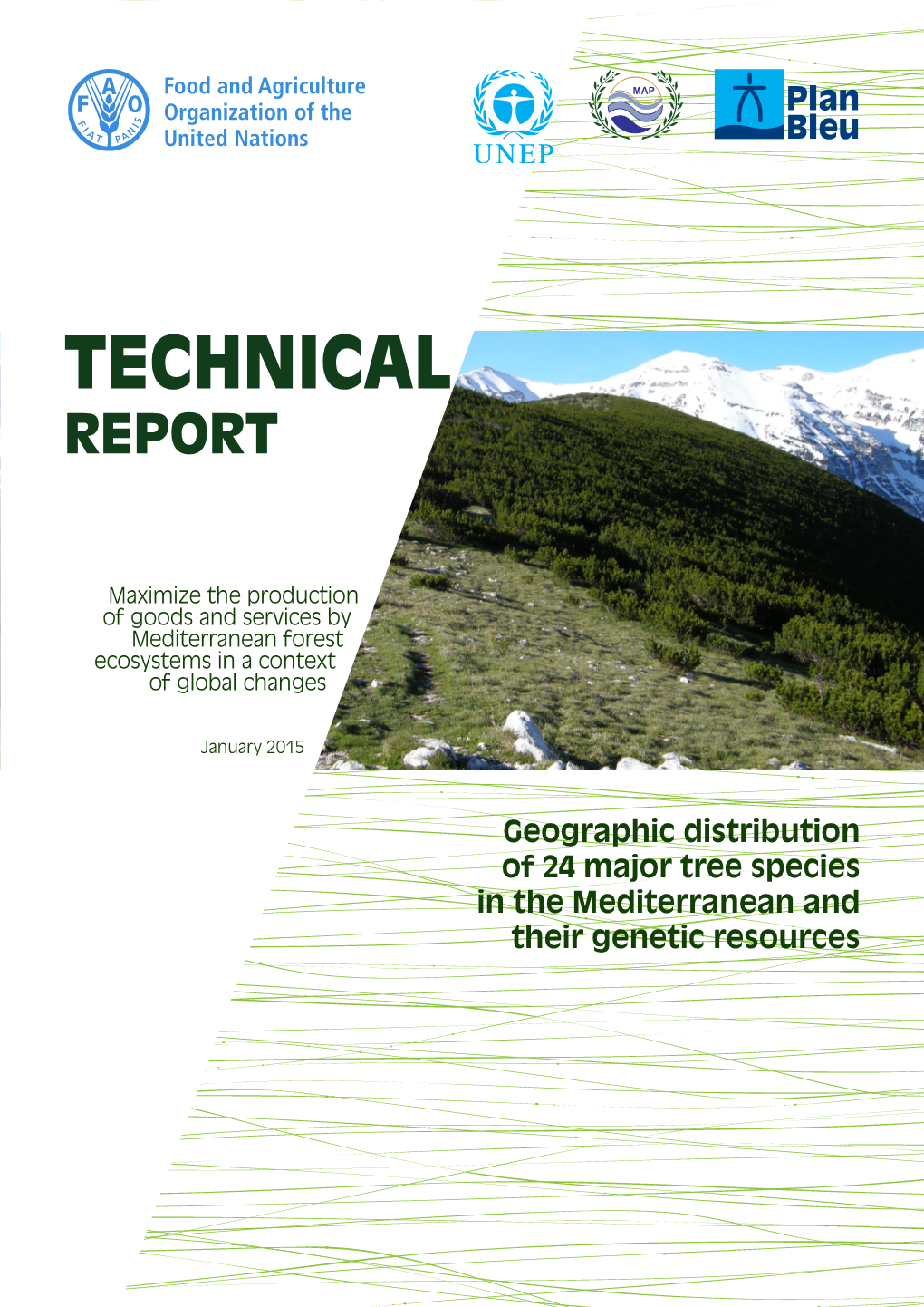 Geographic Distribution of 24 Major Tree Species