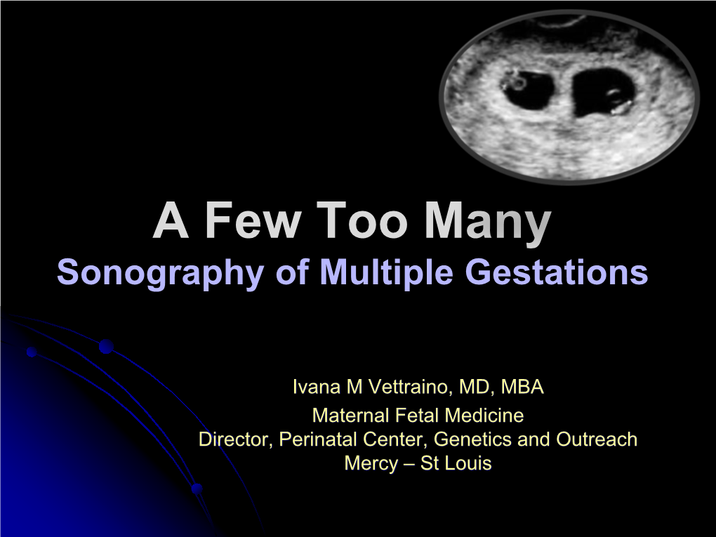 Multiple Gestations