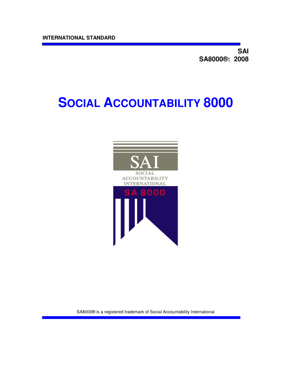 Social Accountability 8000