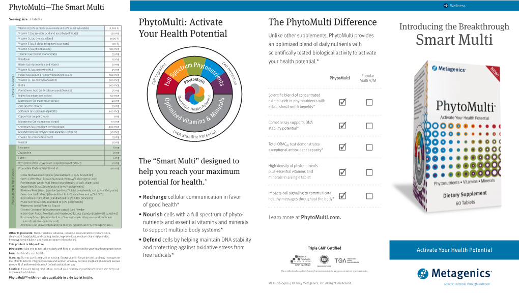 Phytomulti Patient Brochure