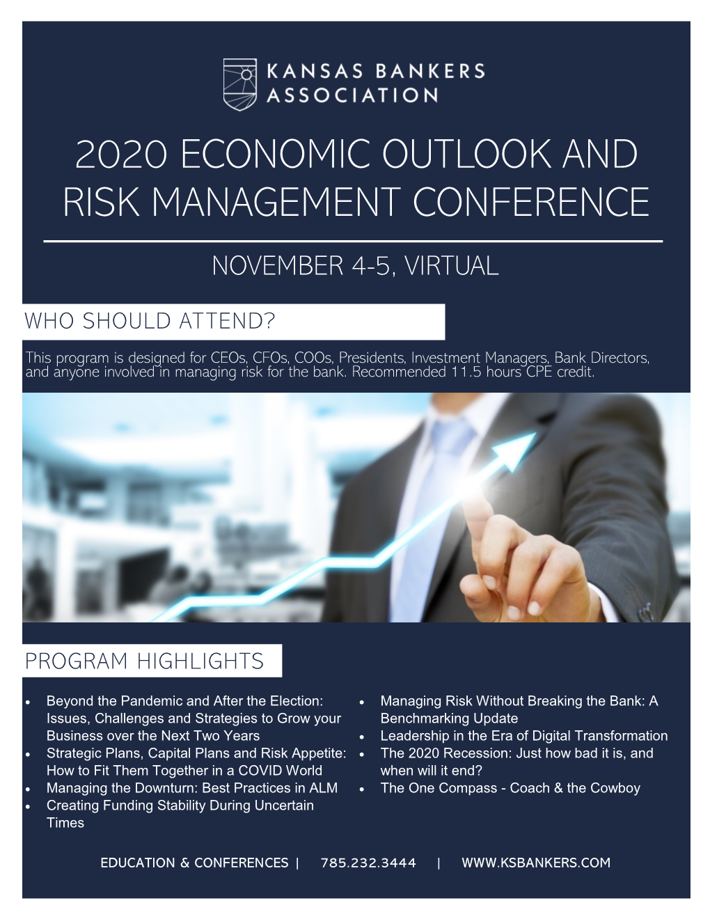 2020 Economic Outlook and Risk Management Conference November 4-5, Virtual