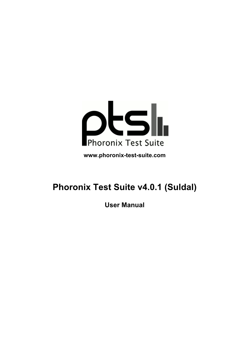 Phoronix Test Suite V4.0.1 (Suldal)