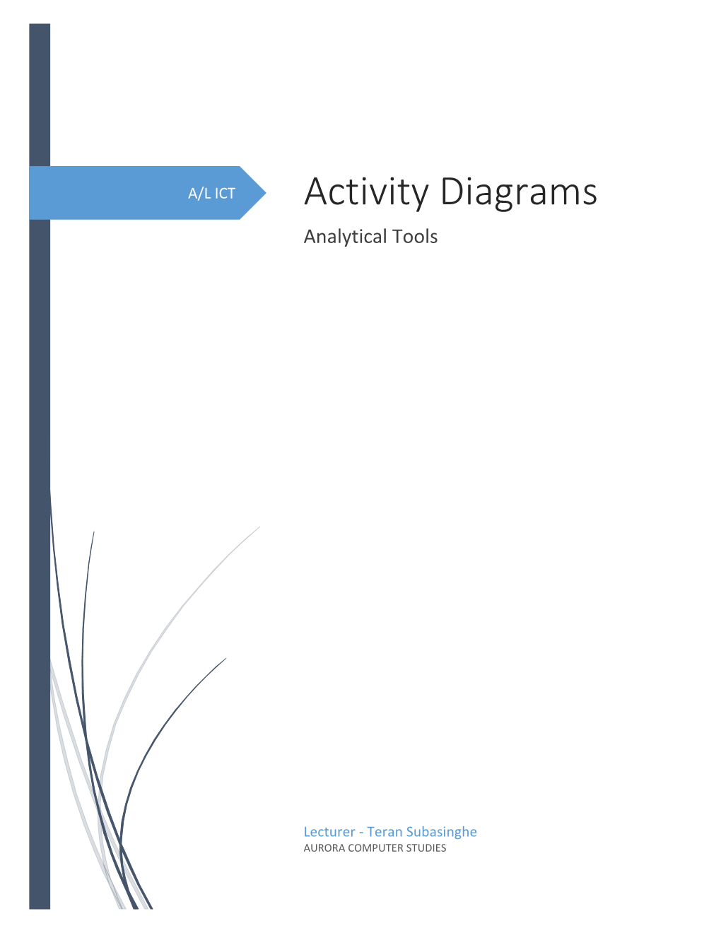 Activity Diagrams Analytical Tools