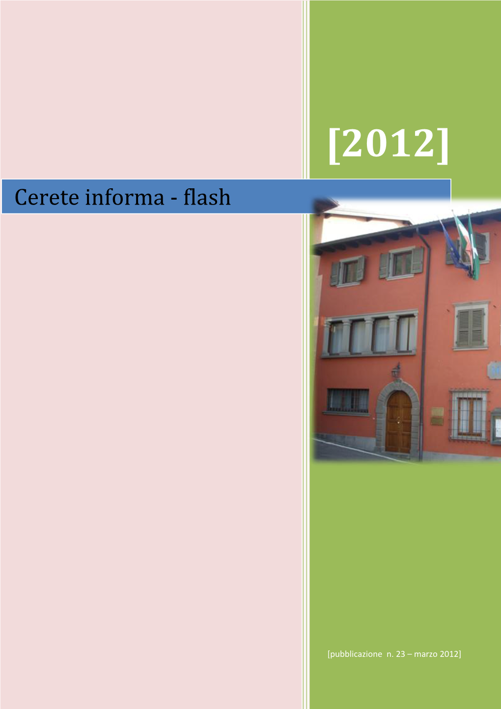 Il Comune Di Cerete Informa