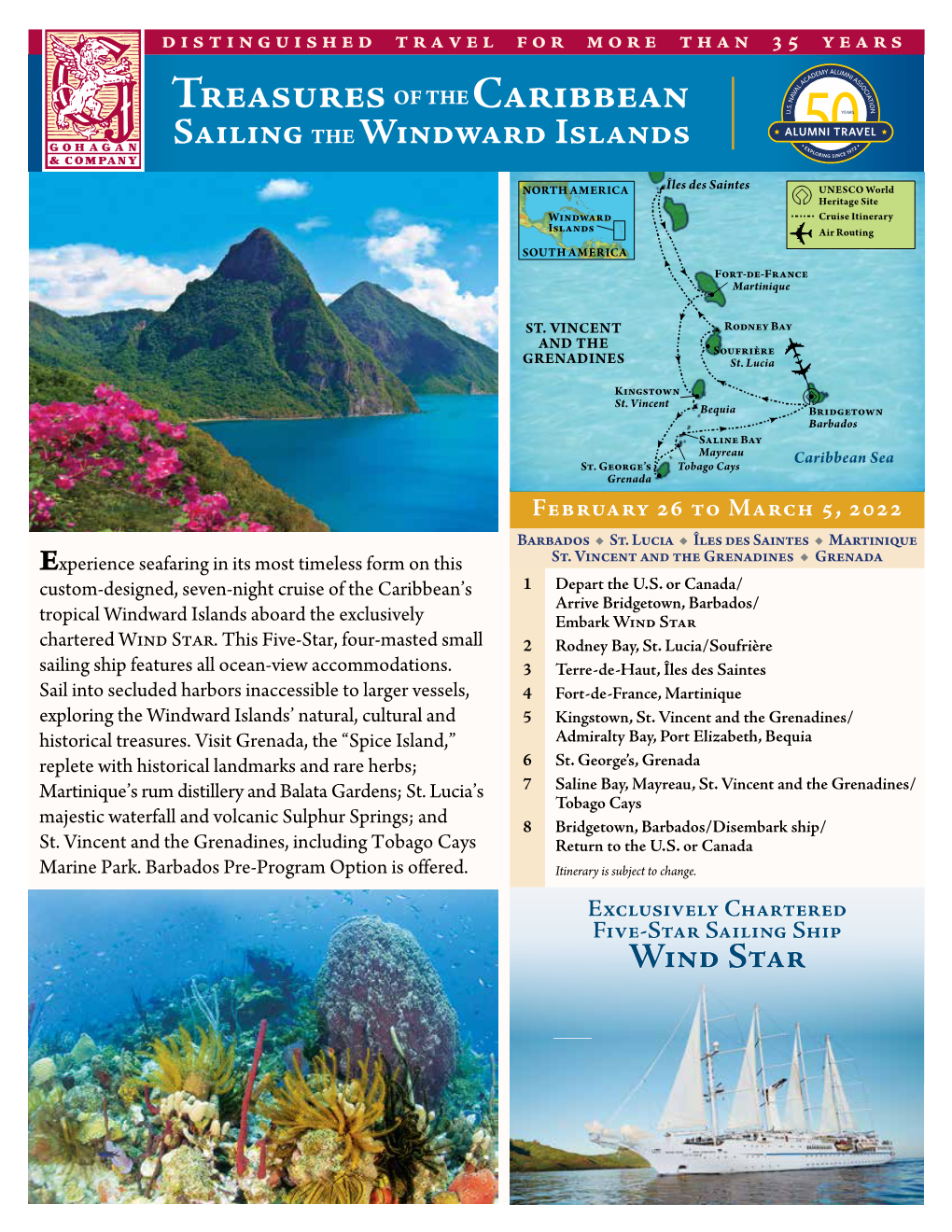 Treasures of Caribbean: Cruising the Windward Islands