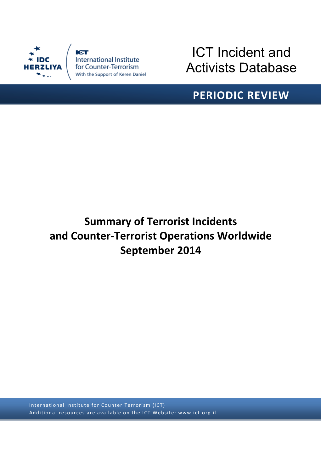 ICT Incident and Activists Database