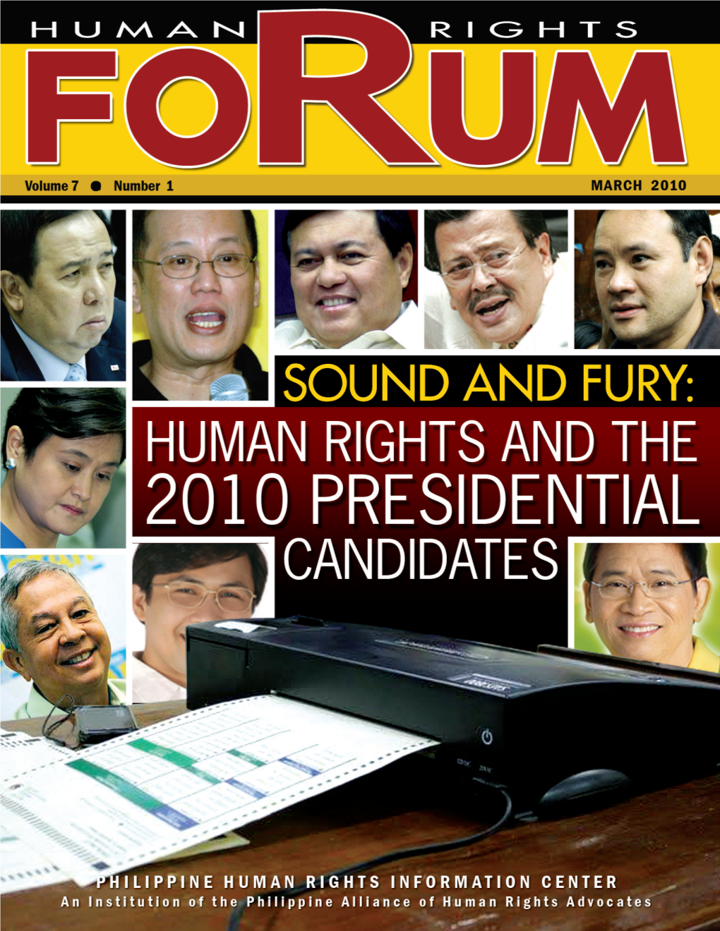 Human Rights Forum  Table of Contents