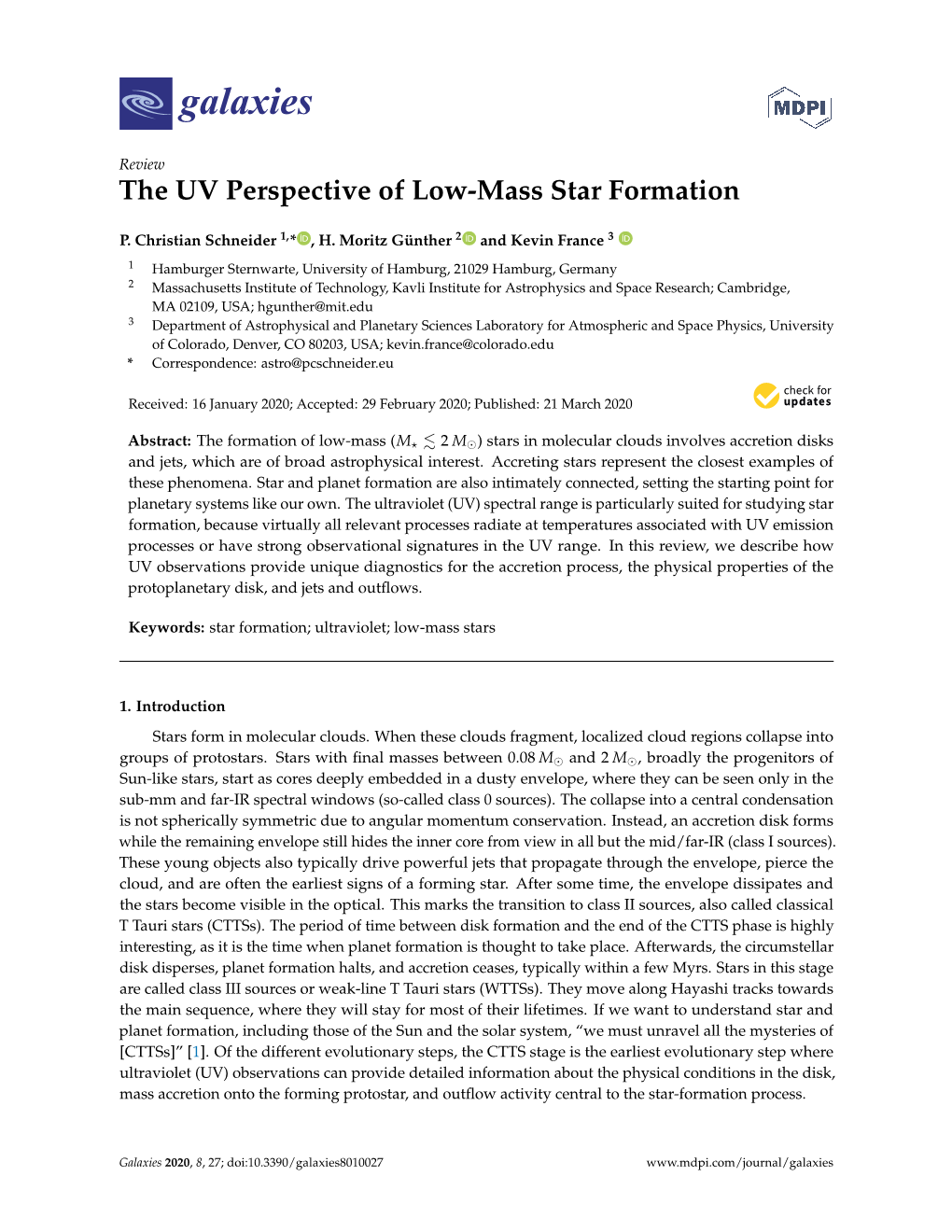 The UV Perspective of Low-Mass Star Formation