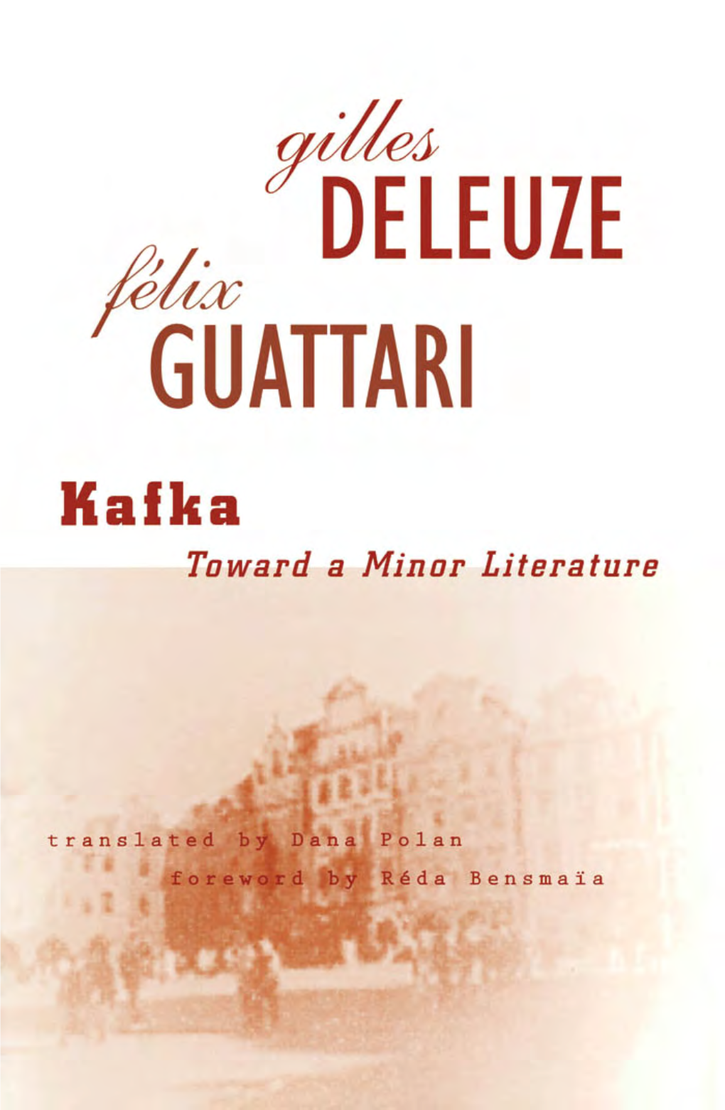 Kafka : Toward a Minor Literature