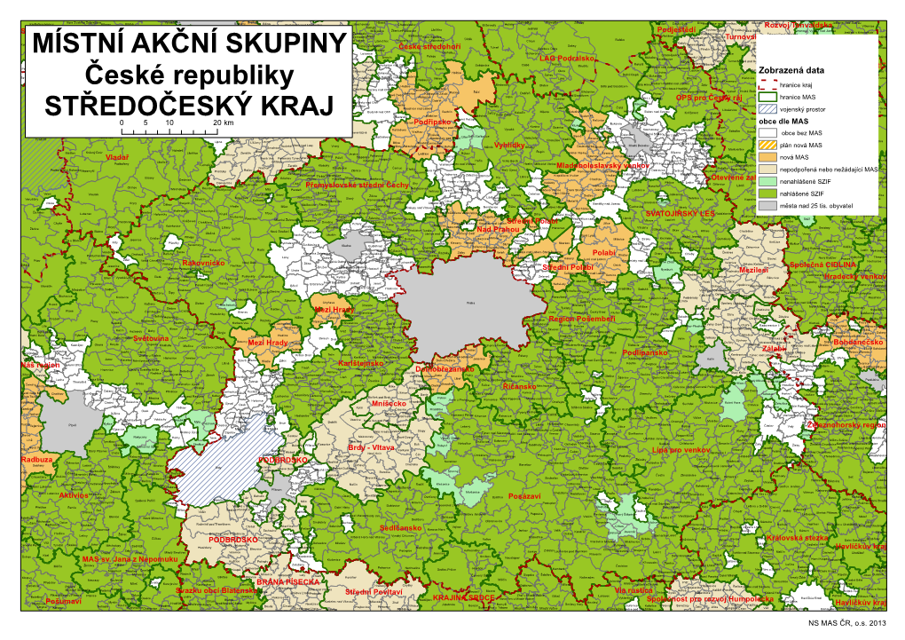 MÍSTNÍ AKČNÍ SKUPINY České Republiky STŘEDOČESKÝ KRAJ