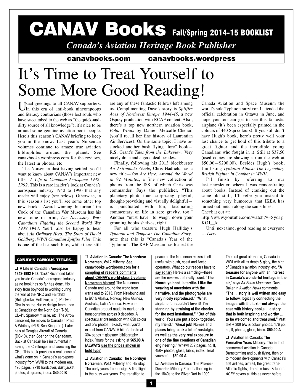 It's Time to Treat Yourself to Some More Good Reading!