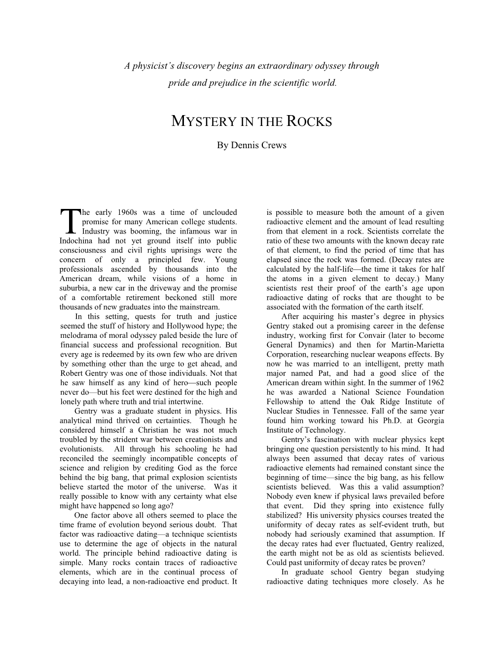 Mystery in the Rocks-Printout