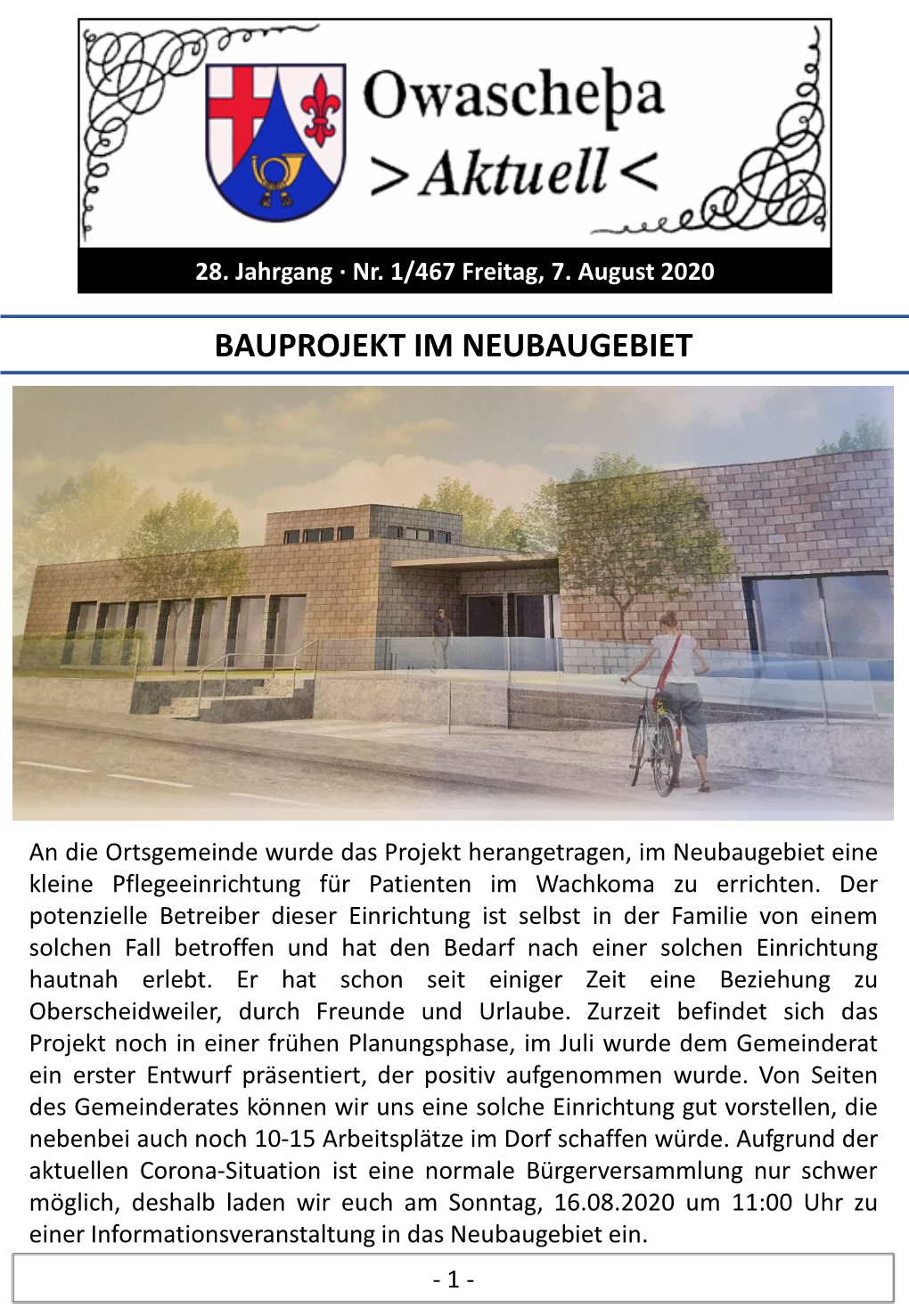 Bauprojekt Im Neubaugebiet