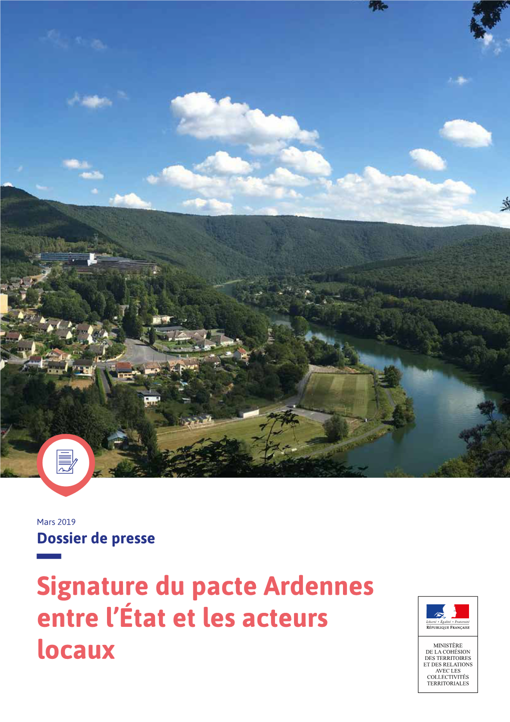 Signature Du Pacte Ardennes Entre L'état Et Les Acteurs Locaux