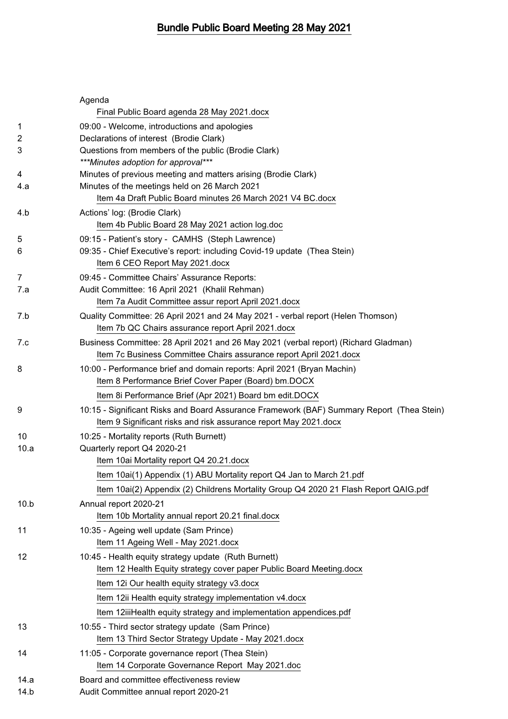 Bundle Public Board Meeting 28 May 2021