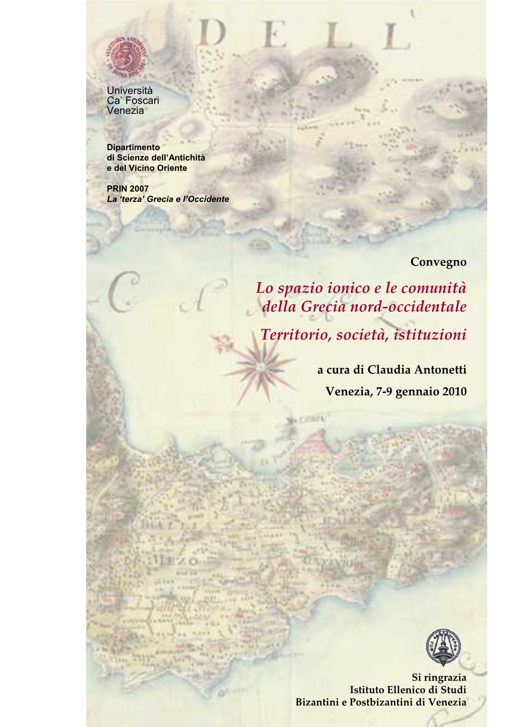 Lo Spazio Ionico E La Comunità Della Grecia Occidentale: Territorio