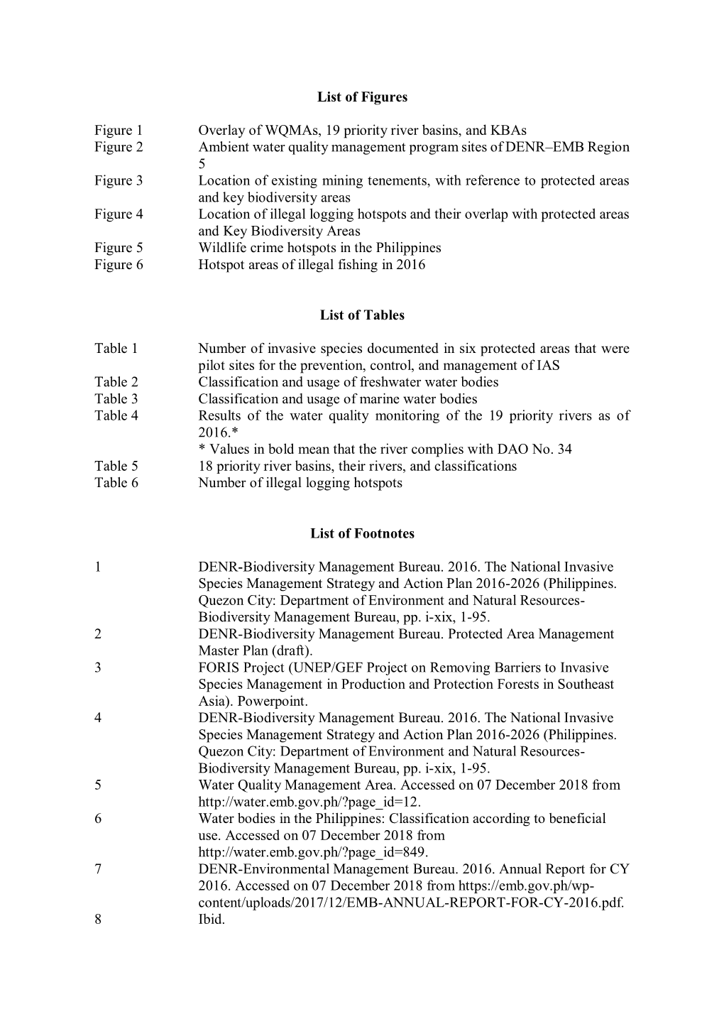 List of Figures Figure 1 Overlay of Wqmas, 19 Priority River Basins